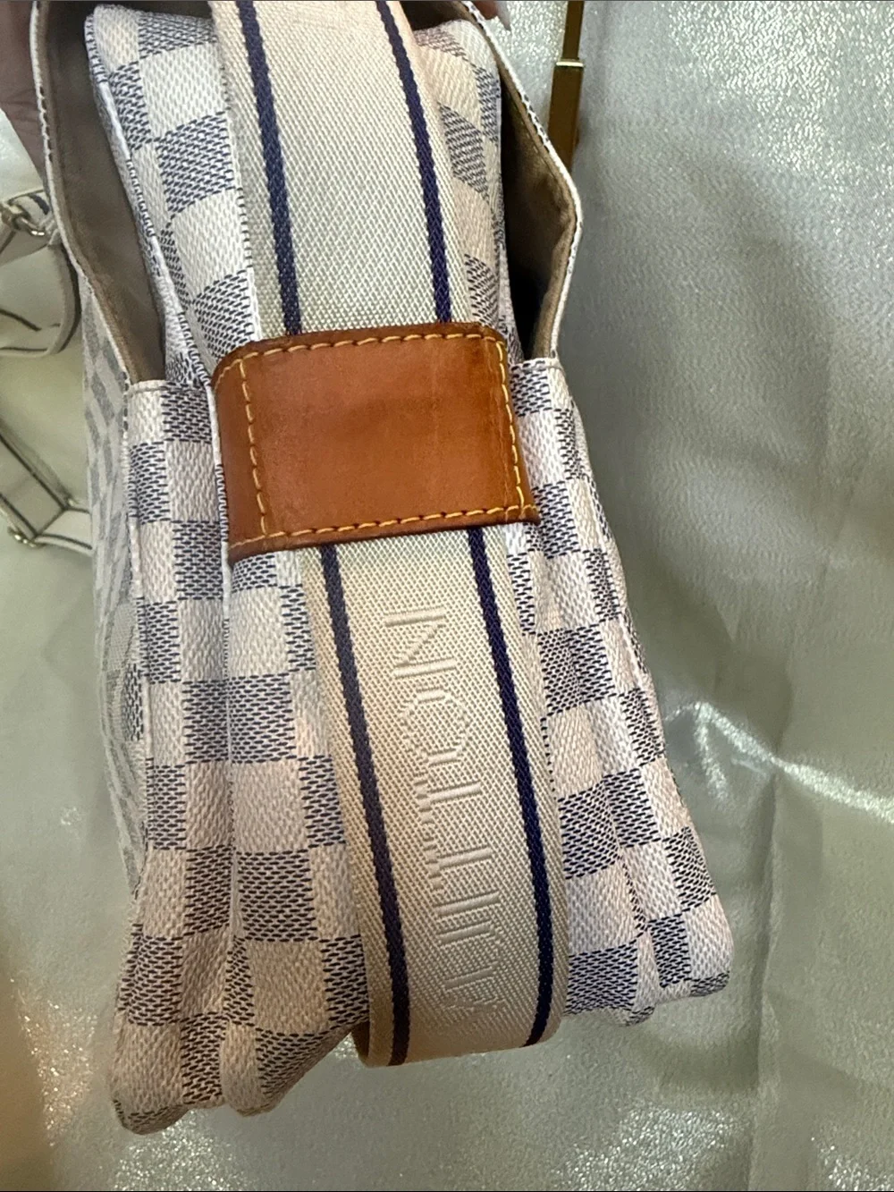 Louis Vuitton Damier Azur Naviglio Messenger Bag